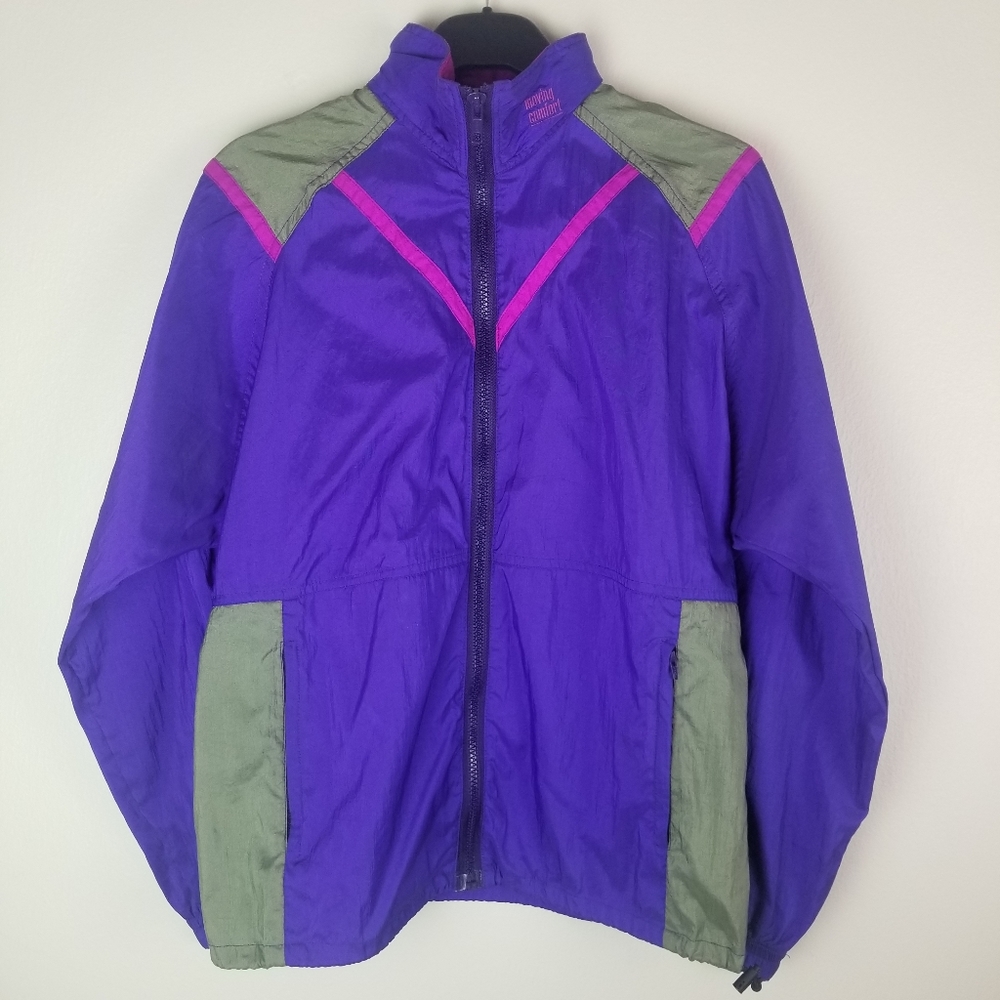 🌻Moving Comfort Vintage Track Jacket Colorblock